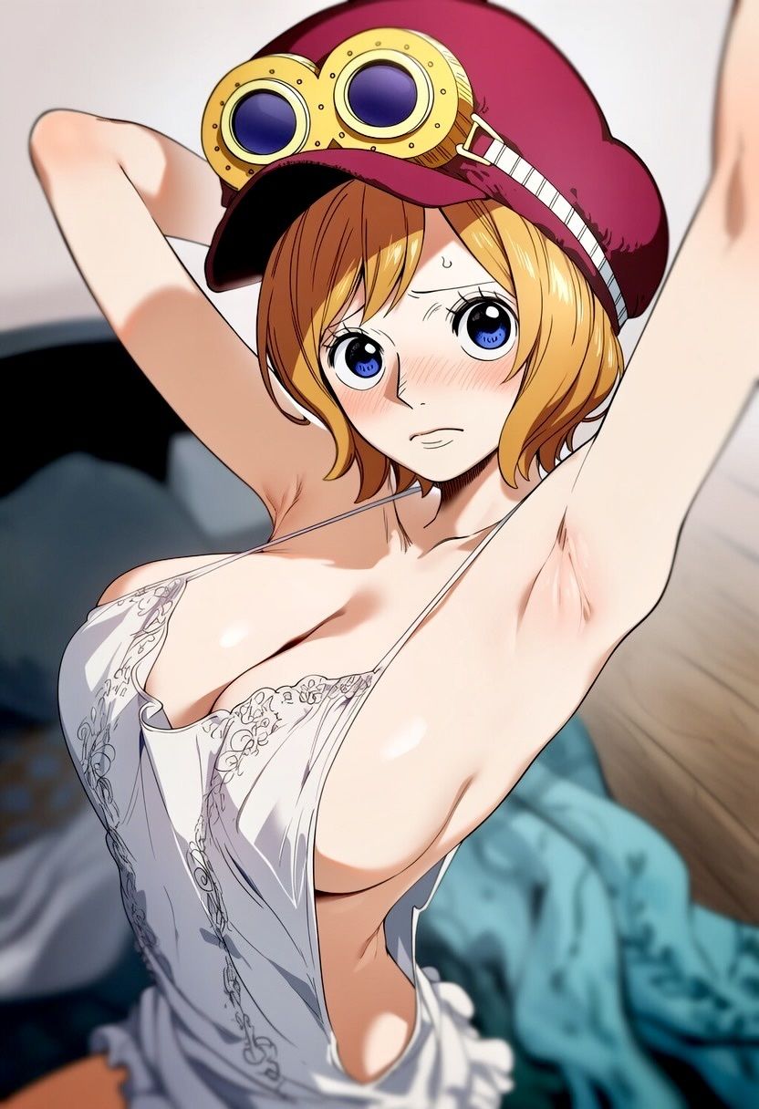 【ワキフェチ】ONEPIECE_ヒロイン9人_ばんざい＆恥じらいグラビア画集 - サンプル画像 8