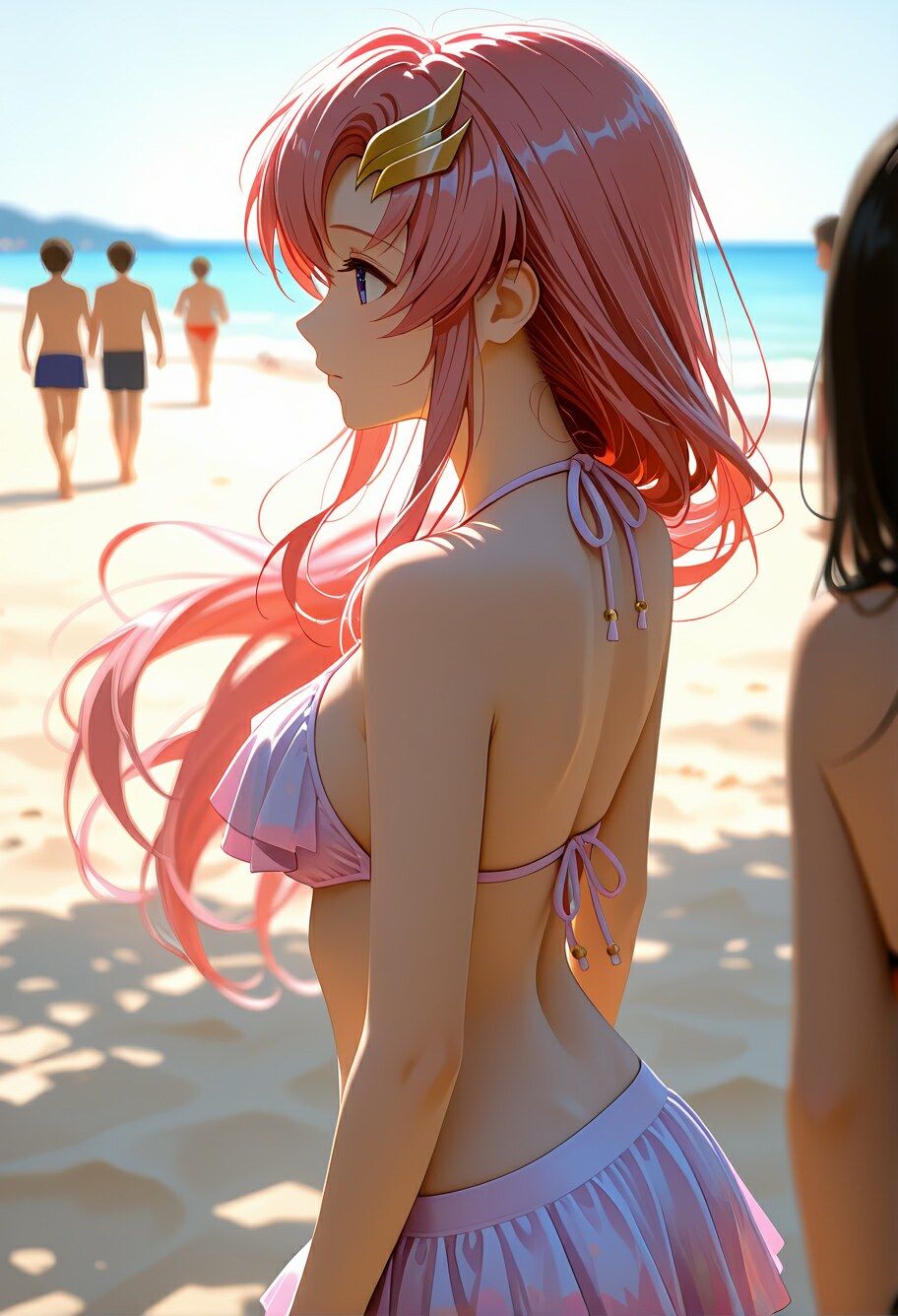 ラクス・ク〇イン 夏の思い出 〜真夏のビーチで催〇誘惑乱〇会〜 - サンプル画像 3