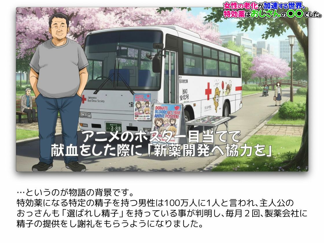 女性の老化が加速する世界、特効薬はおじさんの〇〇でした。 - サンプル画像 5
