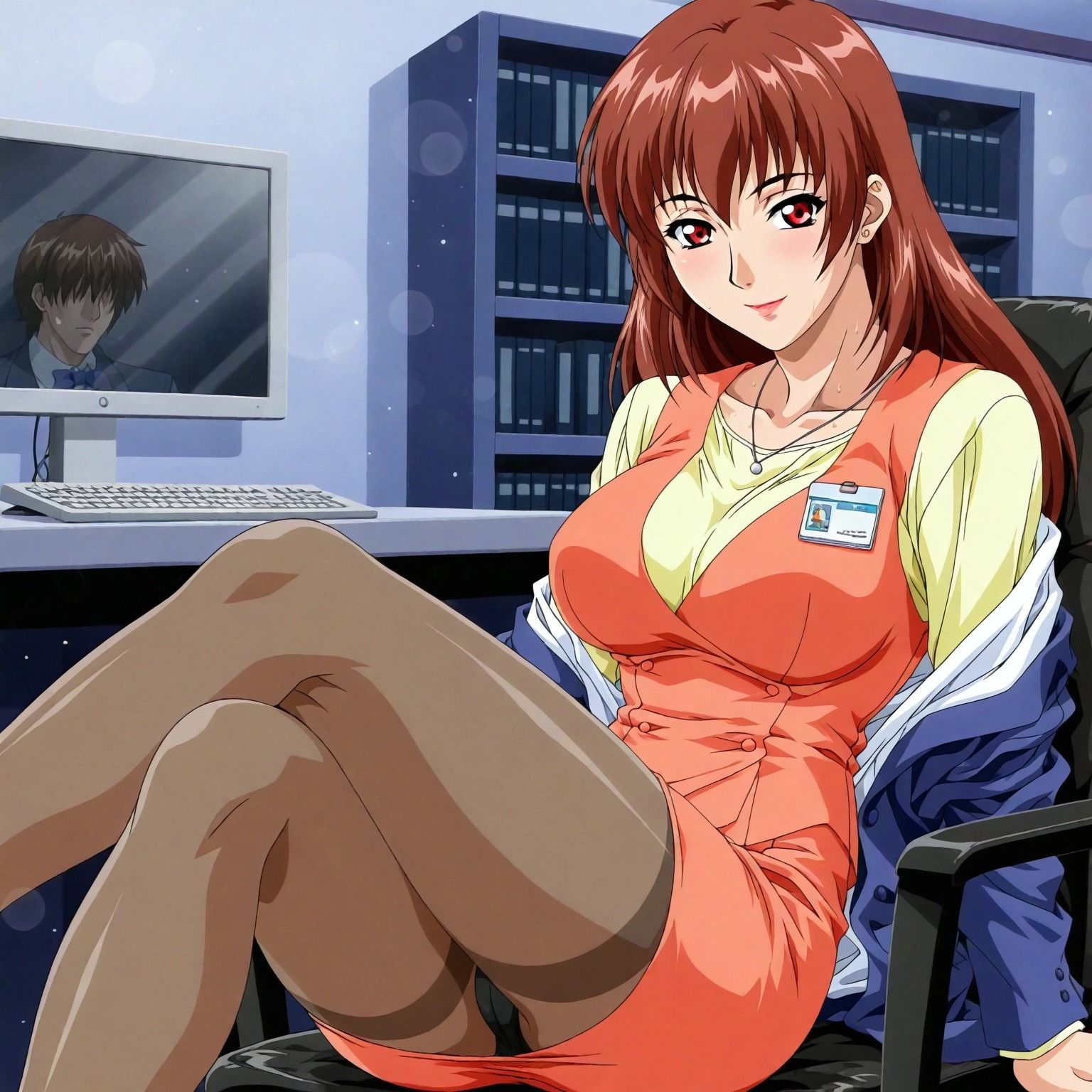 Lingeries ランジェリーズ（麻〇玲奈と夜のオフィスでイチャラブ編） - サンプル画像 3