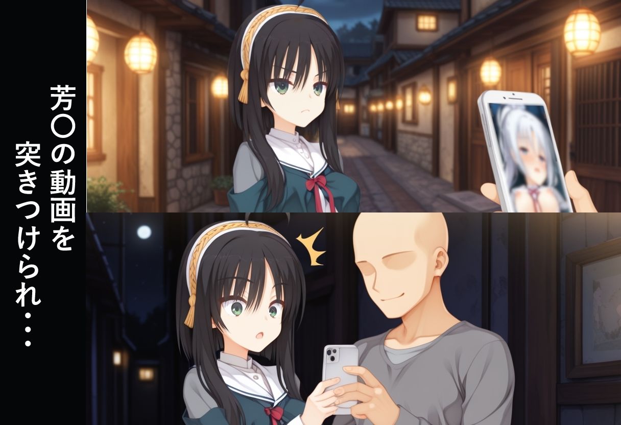 セット【夜道で●われる芳○】＋【脅されて●される茉○】 - サンプル画像 4