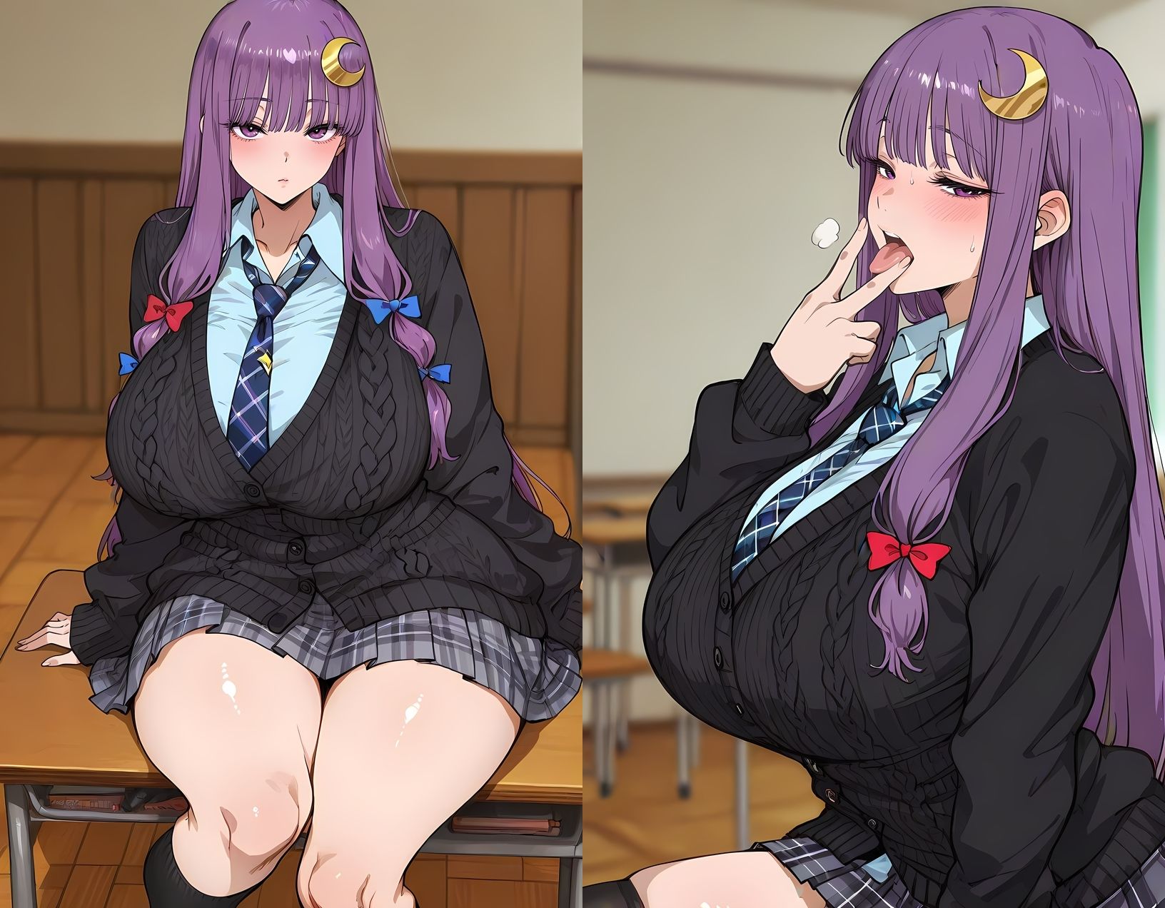 大図書館の魔女とイチャコスエッチ - サンプル画像 7