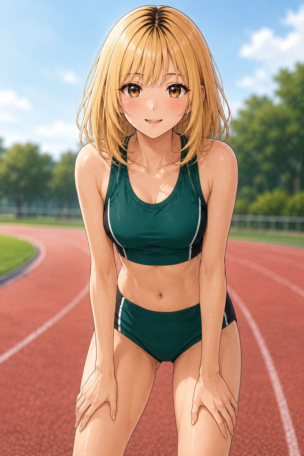 【CG】女子陸上部新入部員ヌード写真集  Vol.1 - サンプル画像 3