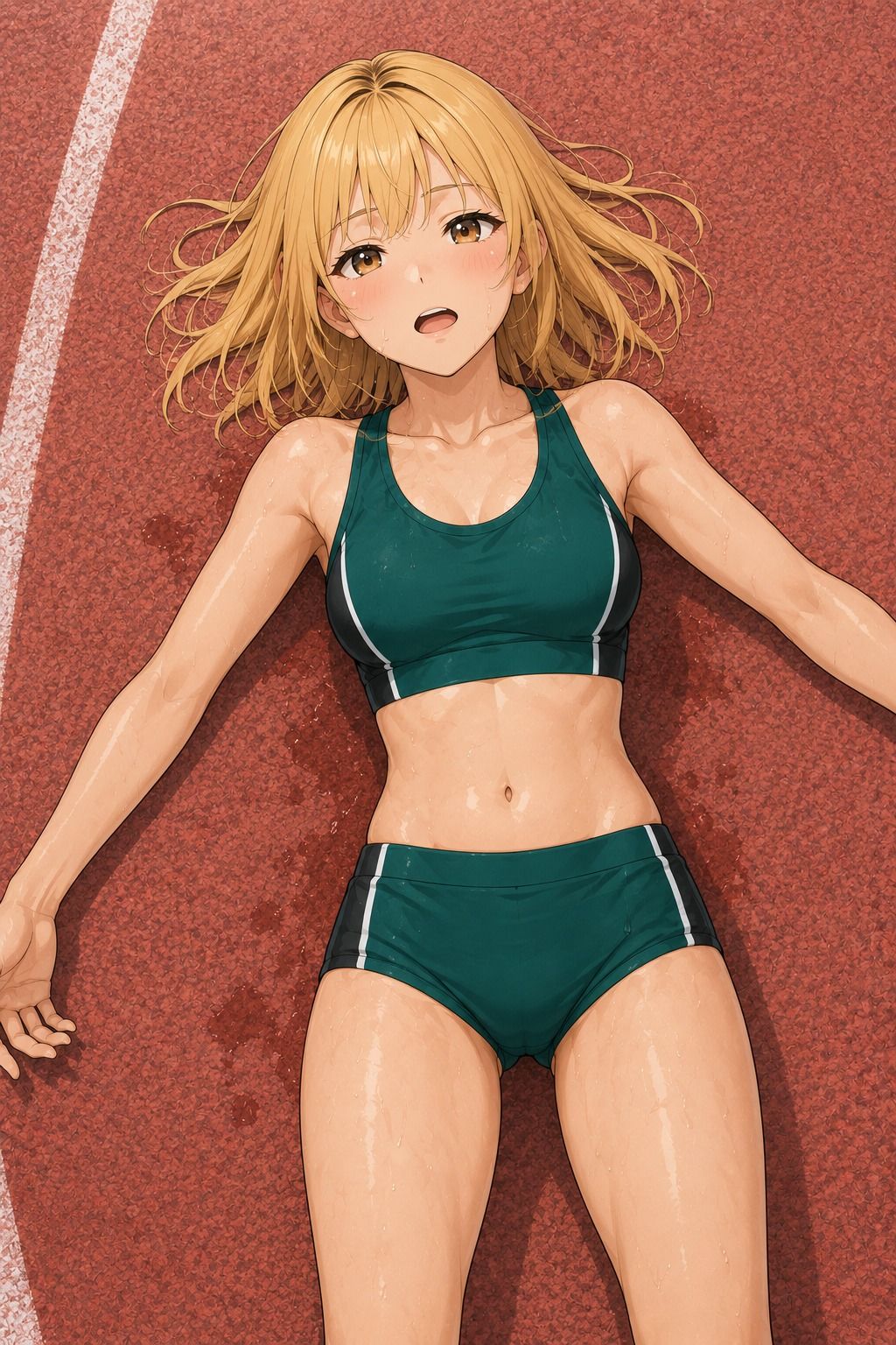 【CG】女子陸上部新入部員ヌード写真集  Vol.1 - サンプル画像 5