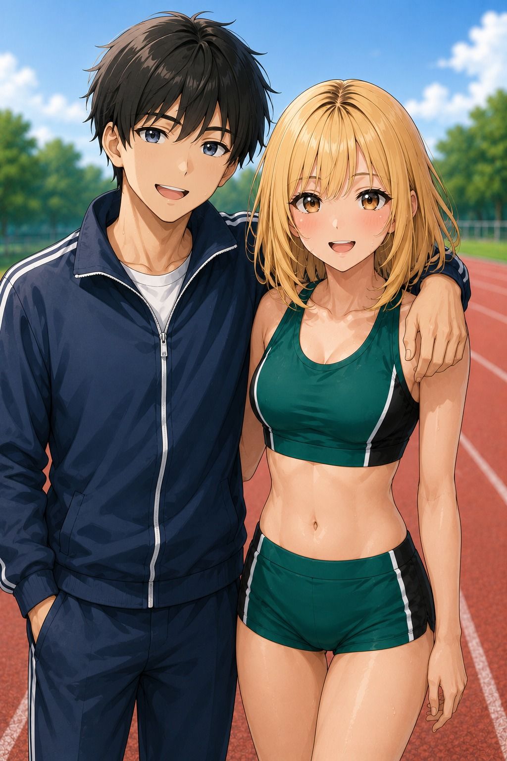 【CG】女子陸上部新入部員ヌード写真集  Vol.1 - サンプル画像 7