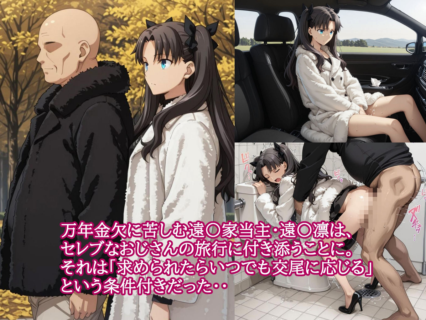 おじさんと交尾旅行 遠〇凛 - サンプル画像 1