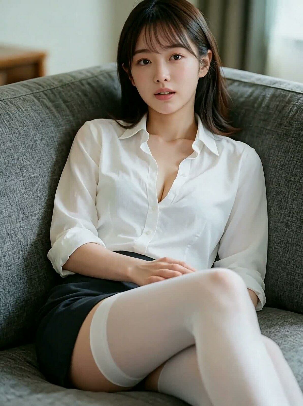 【新人OL】就活明けの子（22） スーツを脱いだ部屋での「素」全31本 - サンプル画像 8