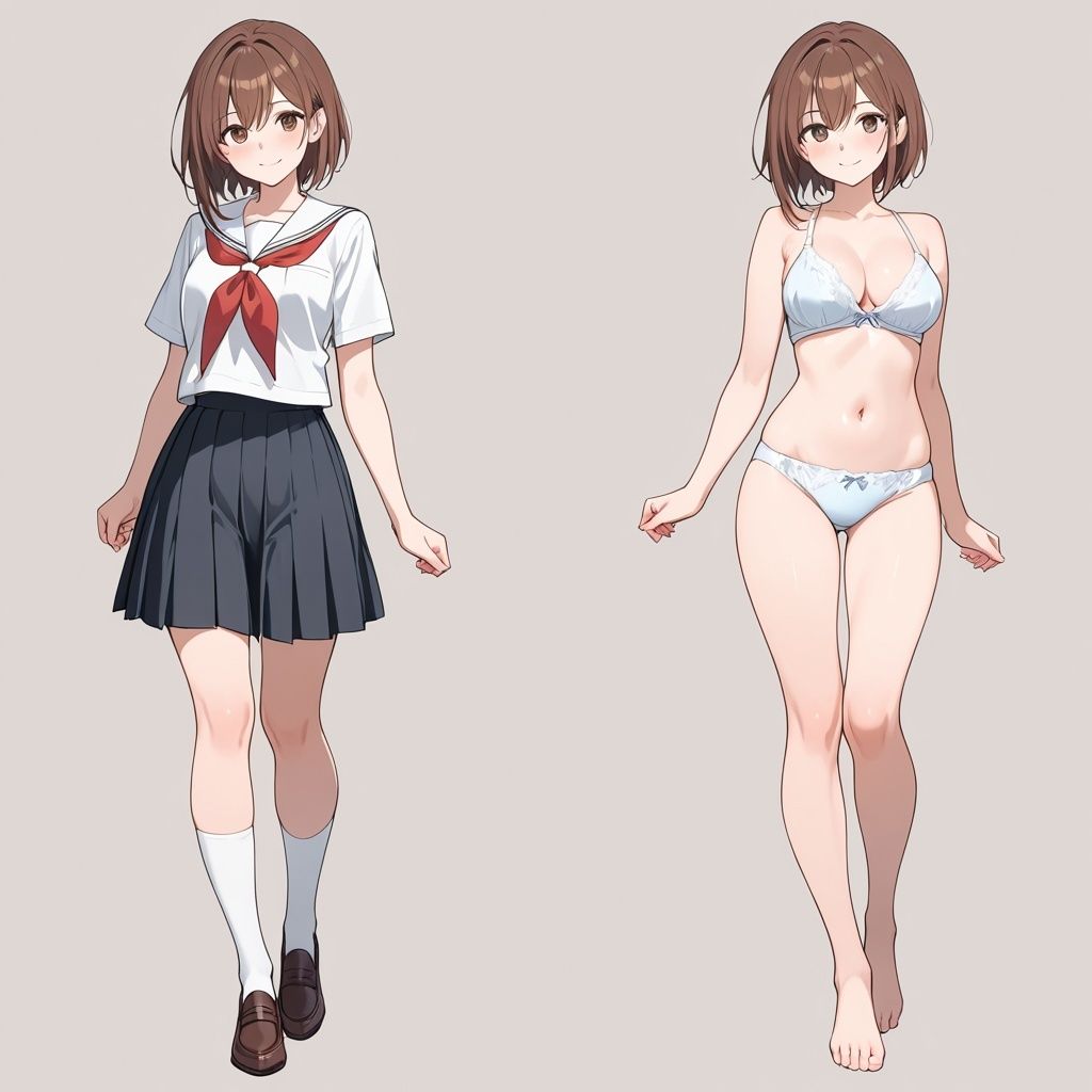 セーラー服のあの子は、下着姿が一番かわいい。 - サンプル画像 1