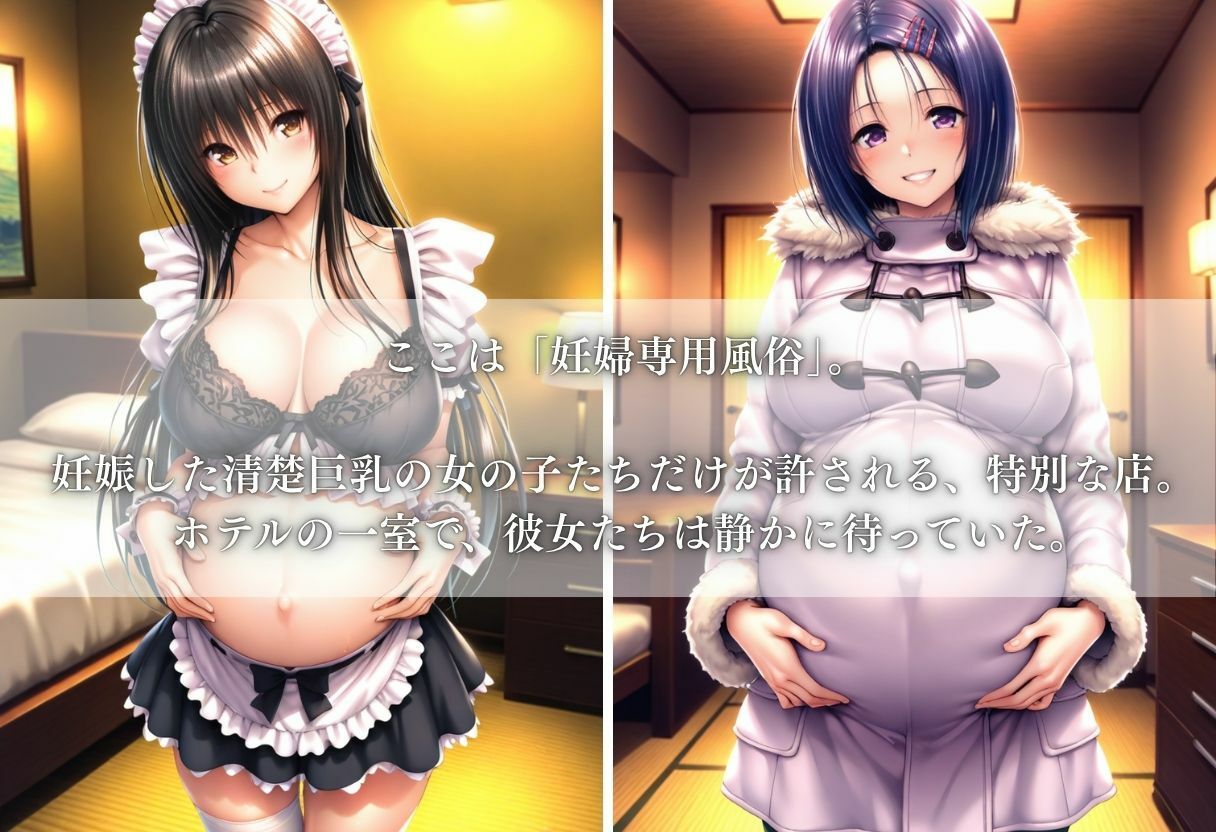 妊婦専用風俗〜清楚巨乳を全員支配〜 Vol.1 - サンプル画像 1