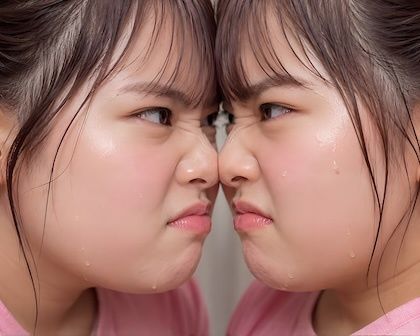 【同一CP】本物は自分と言い張り喧嘩する女 - サンプル画像 2