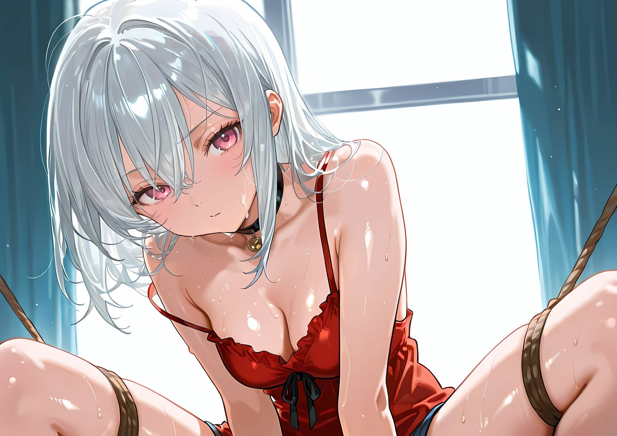 J〇100人！巨乳×拘束×ハメ撮り - サンプル画像 2