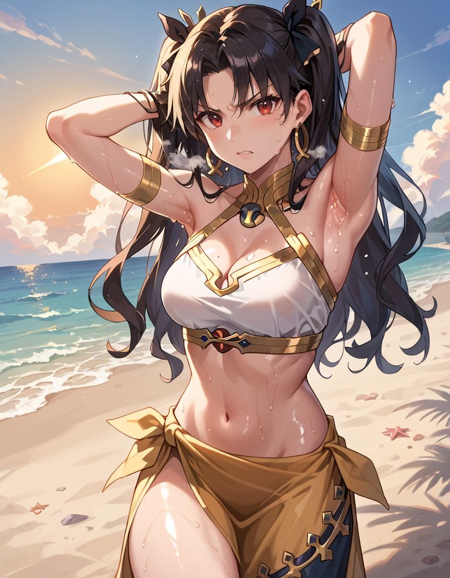 痴態が見えちゃう＃36 イシュ〇ル編 - サンプル画像 1