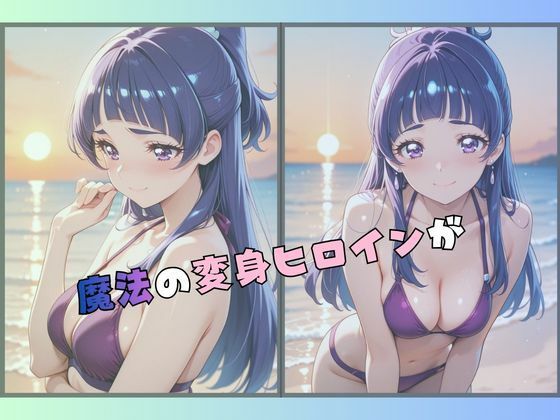 大人になった魔法少女、海で愛されスパンキング2 - サンプル画像 1