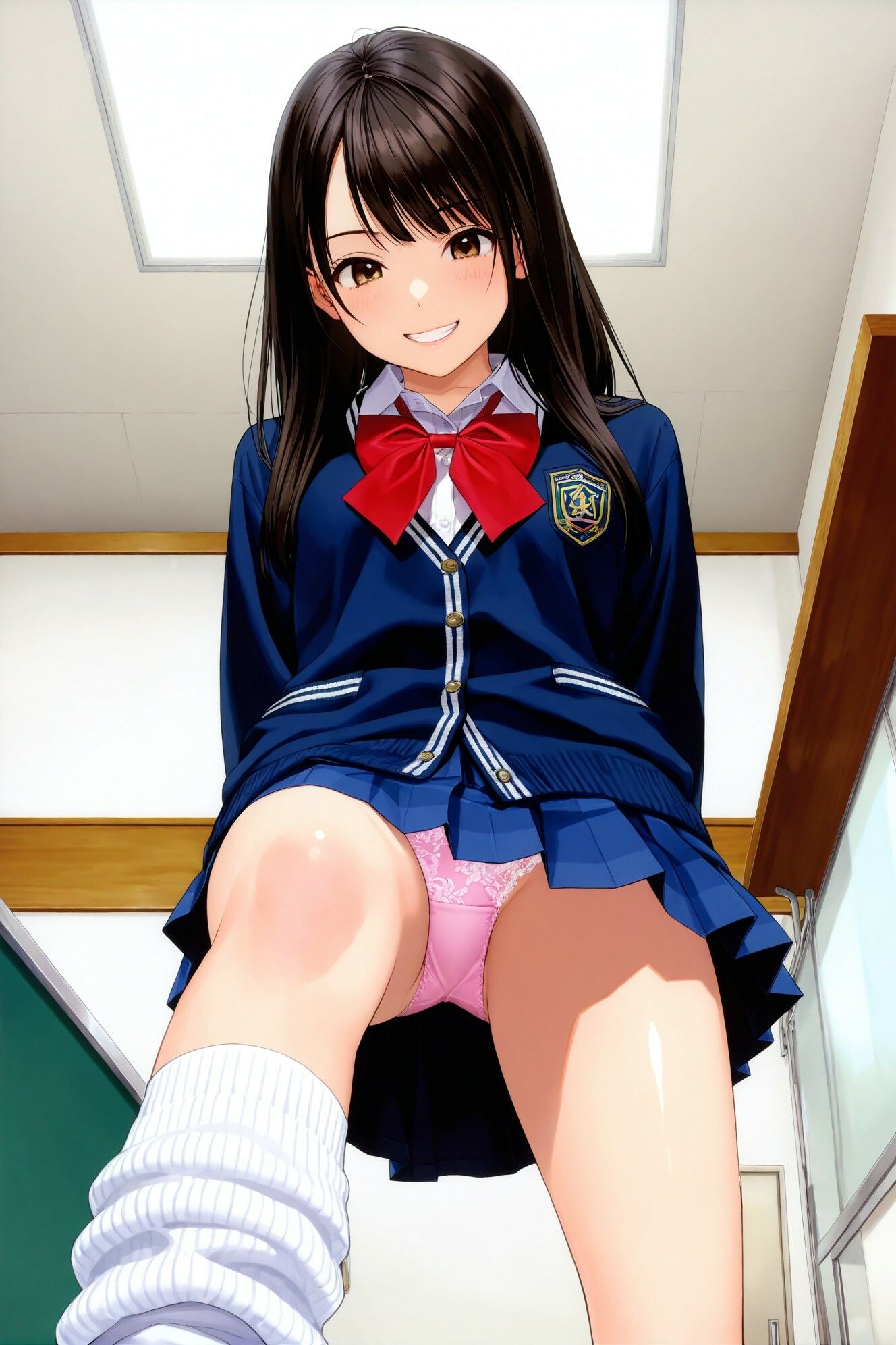 ルーズソックスJKの踏みつけパンチラ  Vol.2 - サンプル画像 1