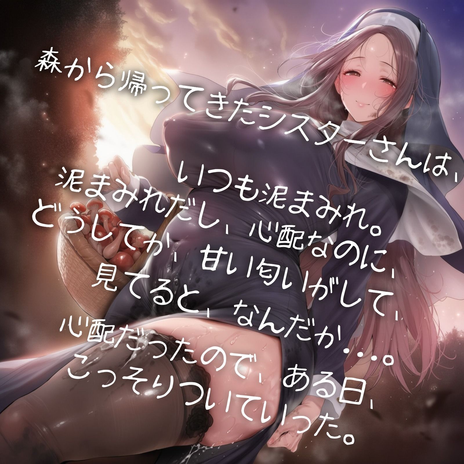 （憧れのお姉さん異種姦BSS CG458枚）ぼくの好きな村のシスターさんはよく森に行って... - サンプル画像 2