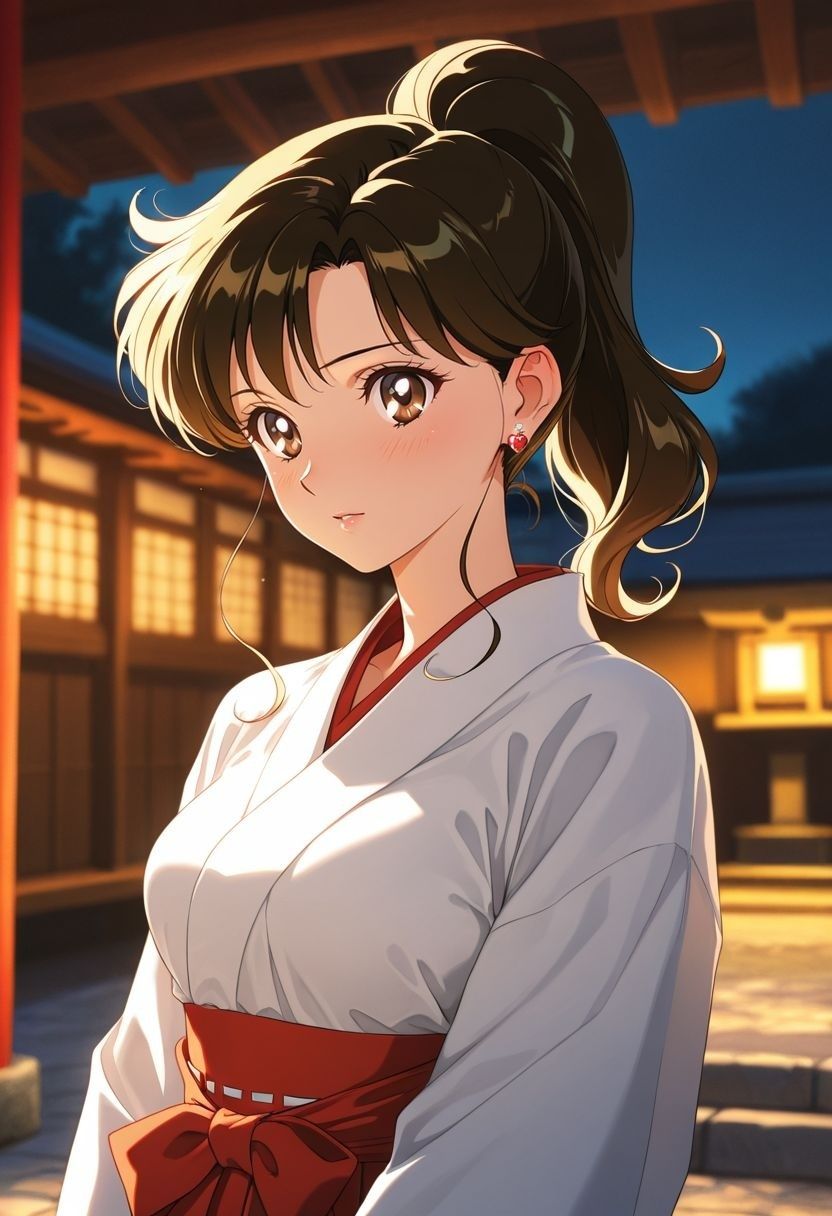 もしも。。。このキャラが巫女だったら〜木野ま〇と〜 - サンプル画像 1