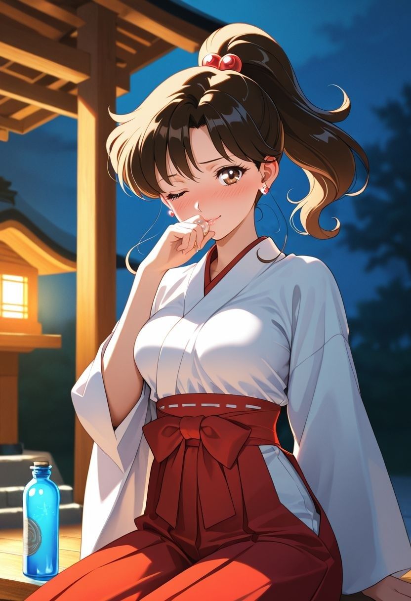 もしも。。。このキャラが巫女だったら〜木野ま〇と〜 - サンプル画像 3