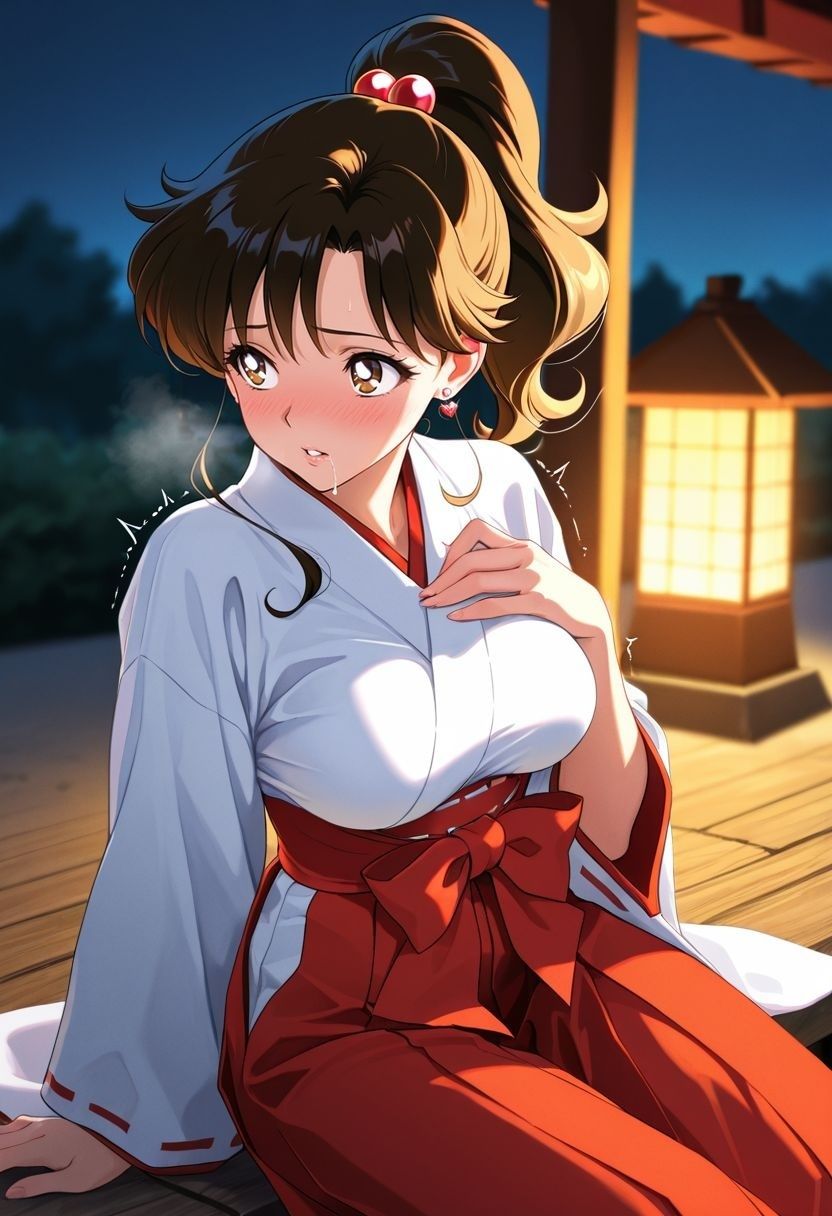 もしも。。。このキャラが巫女だったら〜木野ま〇と〜 - サンプル画像 4
