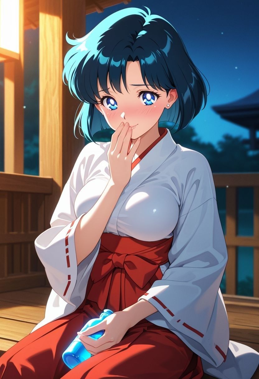 もしも。。。このキャラが巫女だったら〜水野〇美〜 - サンプル画像 2