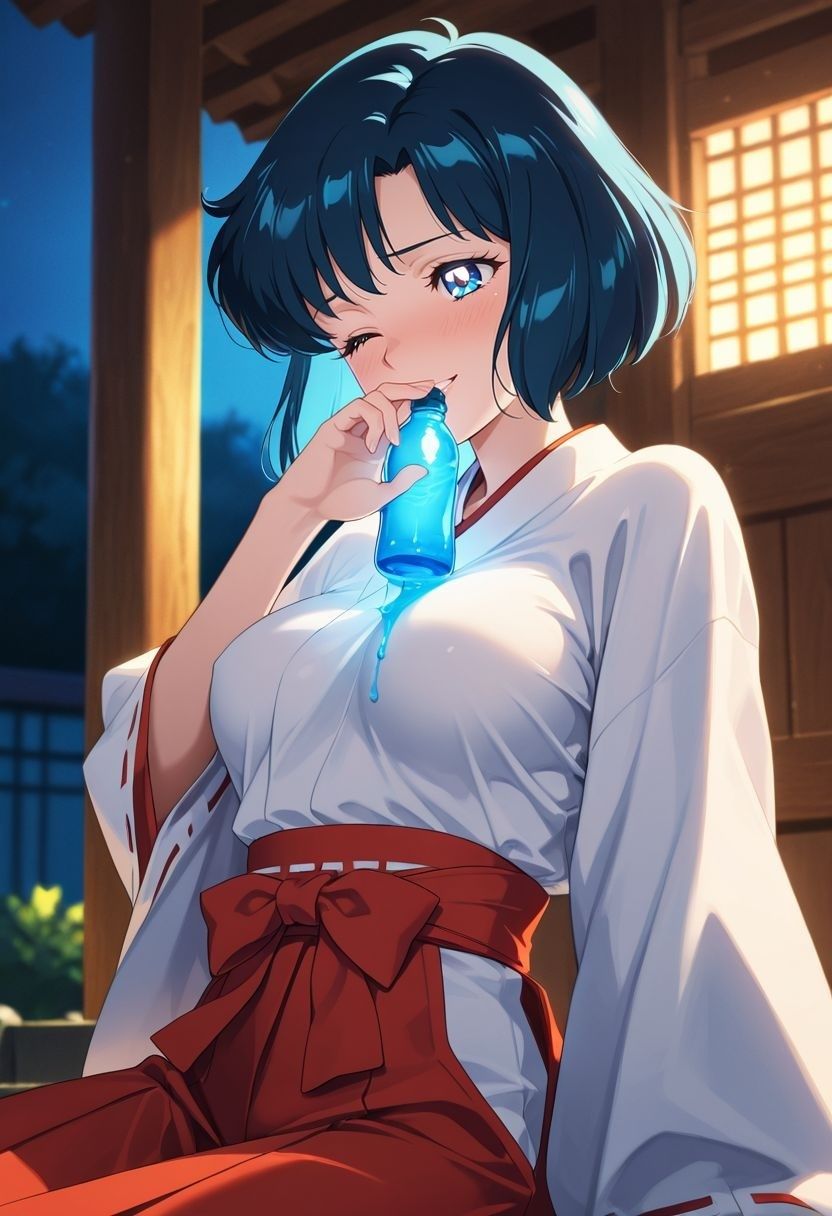 もしも。。。このキャラが巫女だったら〜水野〇美〜 - サンプル画像 3