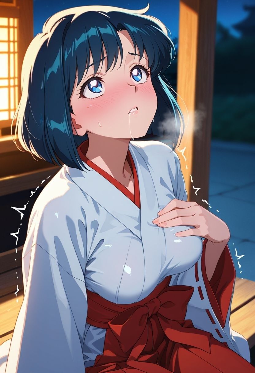 もしも。。。このキャラが巫女だったら〜水野〇美〜 - サンプル画像 4