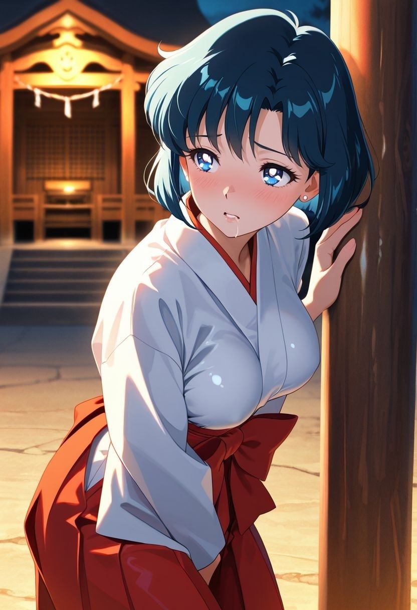 もしも。。。このキャラが巫女だったら〜水野〇美〜 - サンプル画像 5