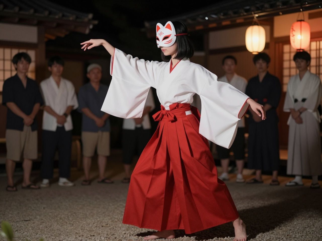 狐面のかのじょ - サンプル画像 2