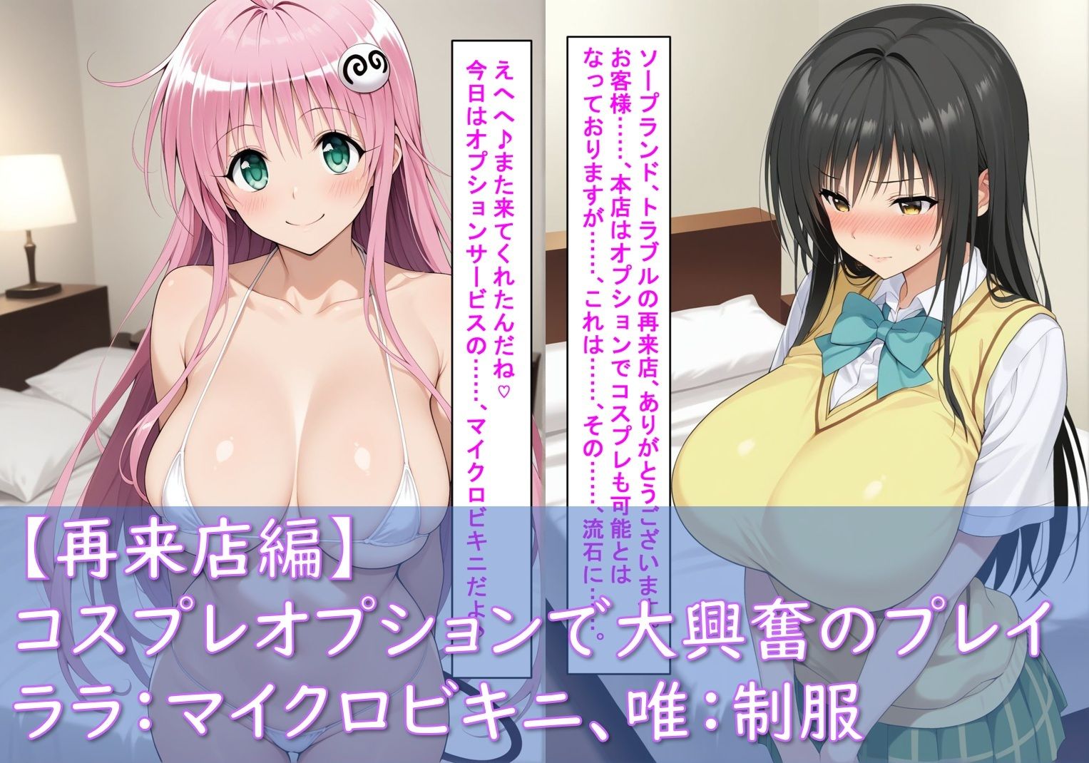 最高級風俗嬢_古〇川唯＆ララ〜業界初挑戦でソープデビュー〜 - サンプル画像 6