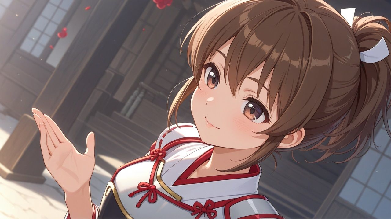 ［一般］ 戦巫女の女の娘 - サンプル画像 1