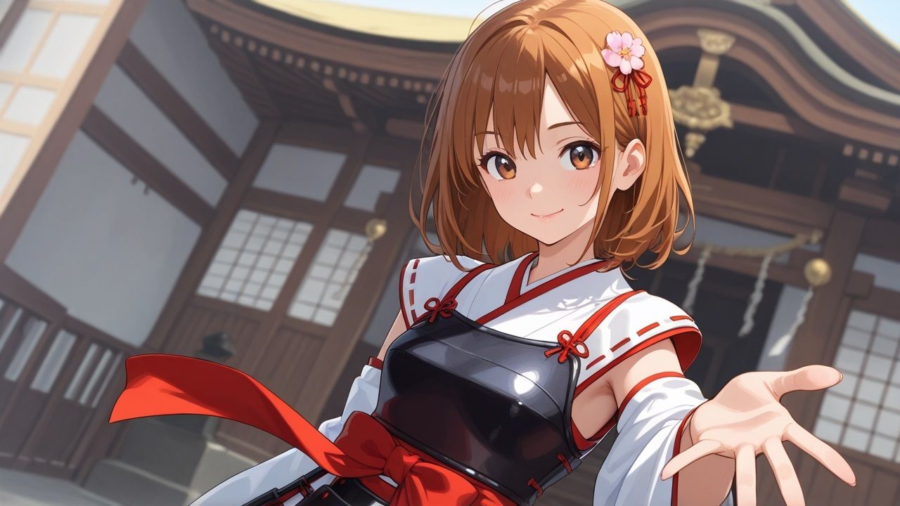 ［一般］ 戦巫女の女の娘 - サンプル画像 2