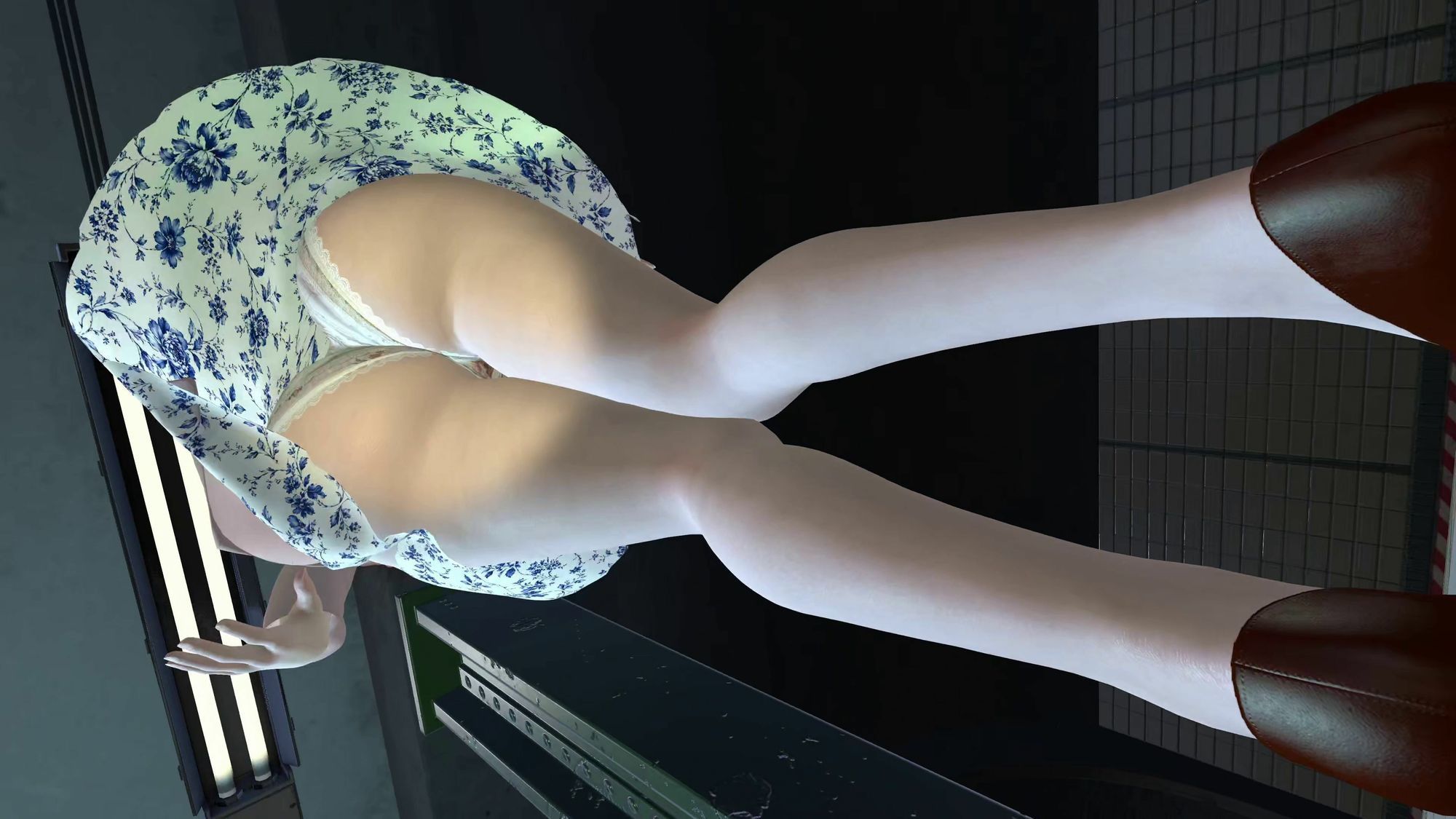 【4K60fps】電車対面パンチラ2 〜 日常に潜む秘め事 〜 神代優菜-Part1 - サンプル画像 9