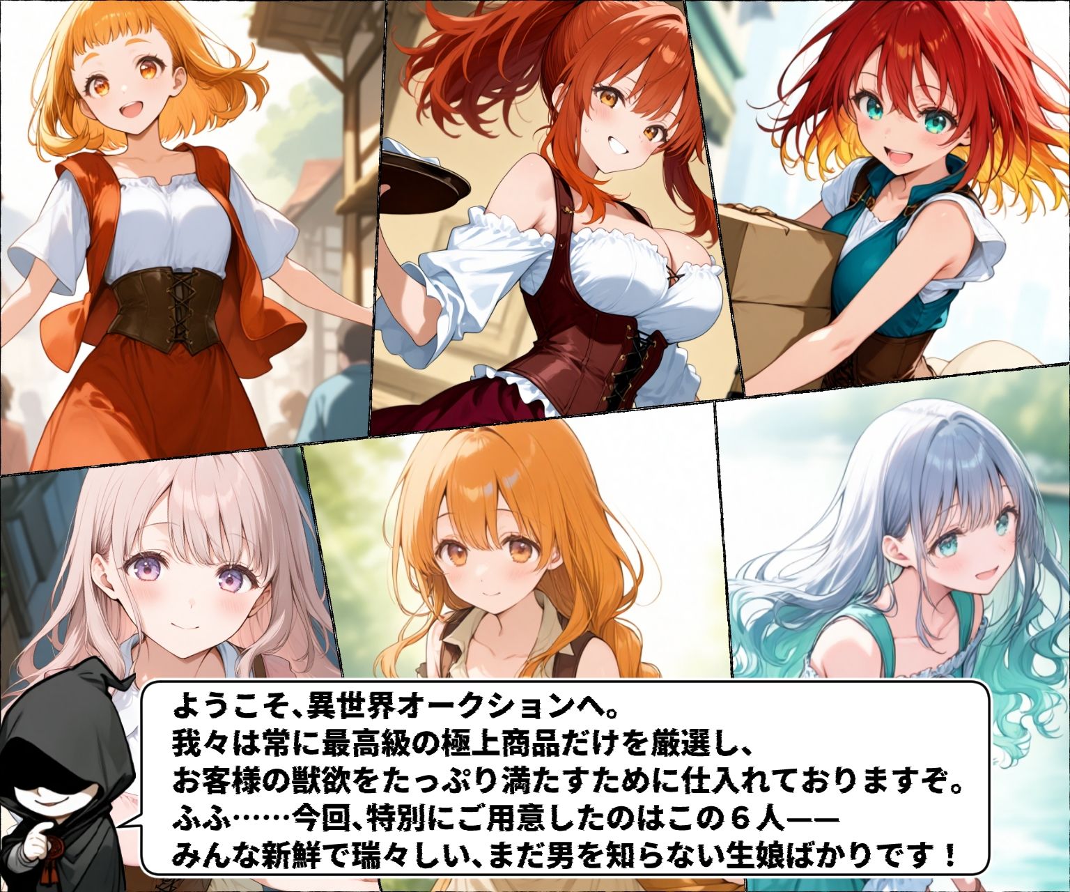 異世界オークション -突然商品にされた少女達- - サンプル画像 1