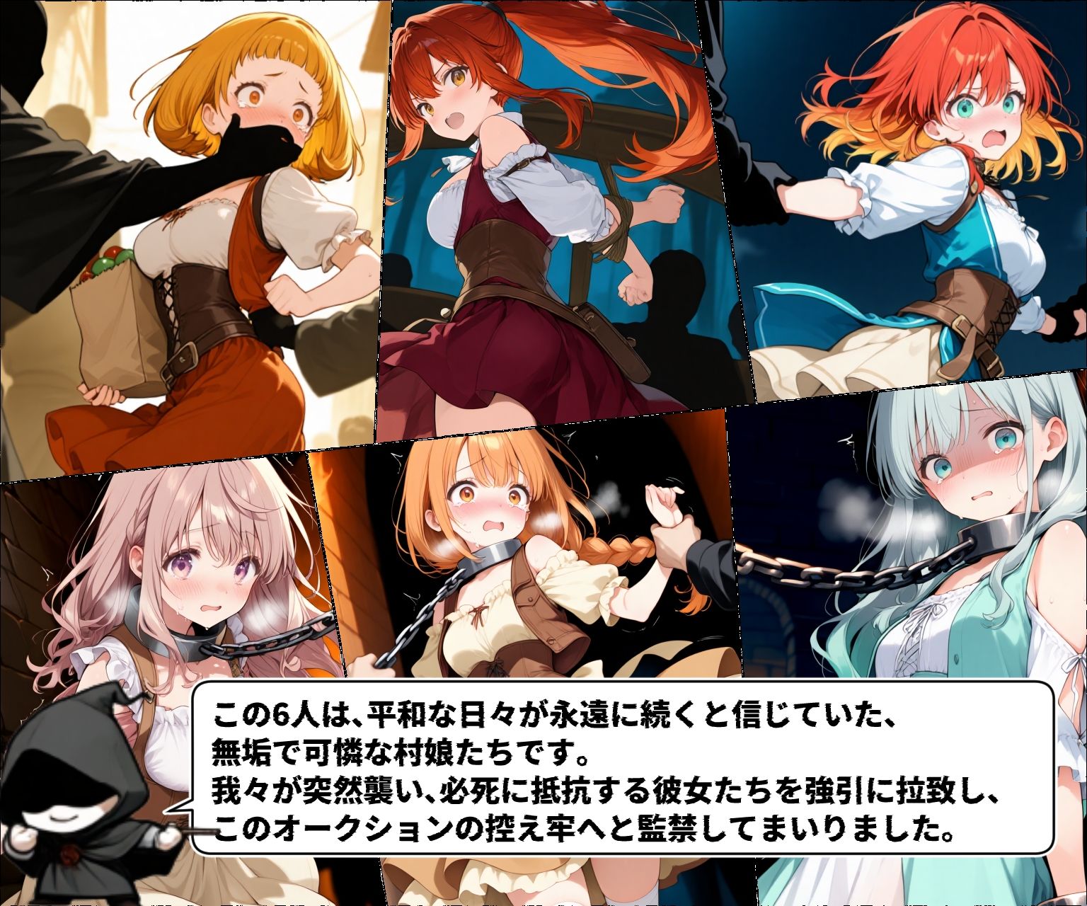 異世界オークション -突然商品にされた少女達- - サンプル画像 2