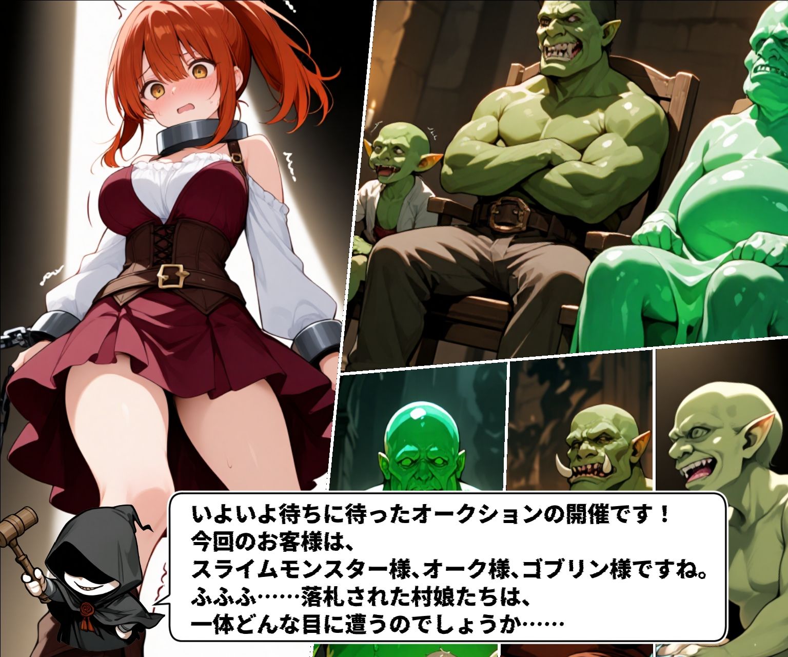 異世界オークション -突然商品にされた少女達- - サンプル画像 3