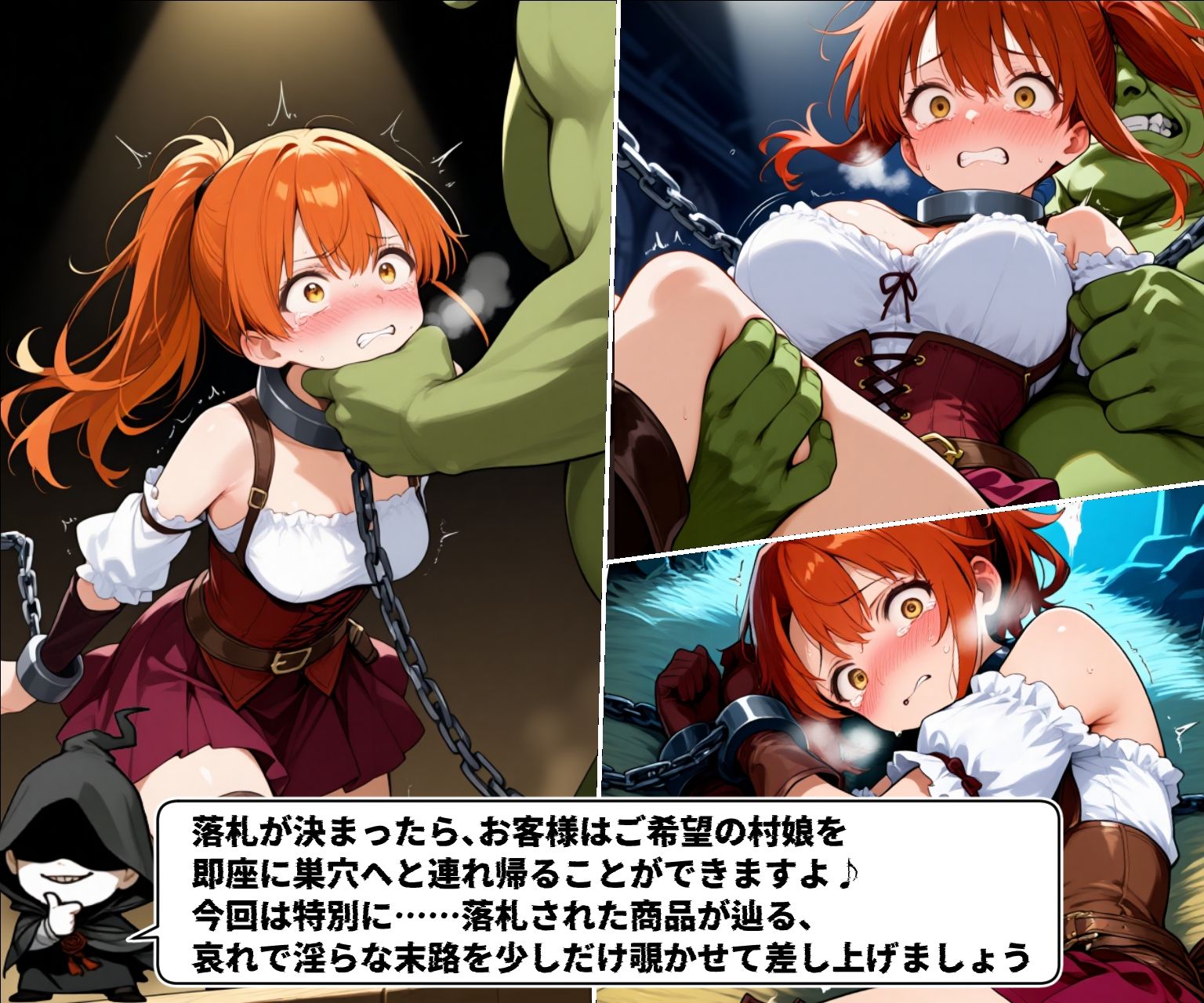 異世界オークション -突然商品にされた少女達- - サンプル画像 4