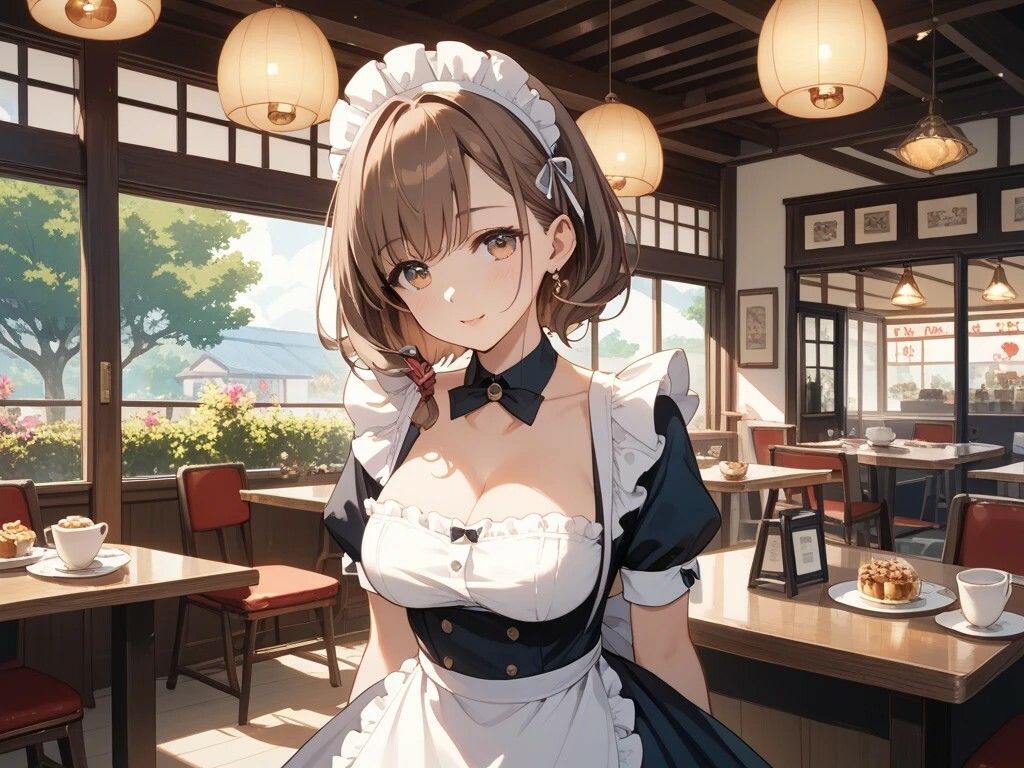 柔道娘と浴衣美女と船乗り美女とメイドのお仕事 - サンプル画像 8
