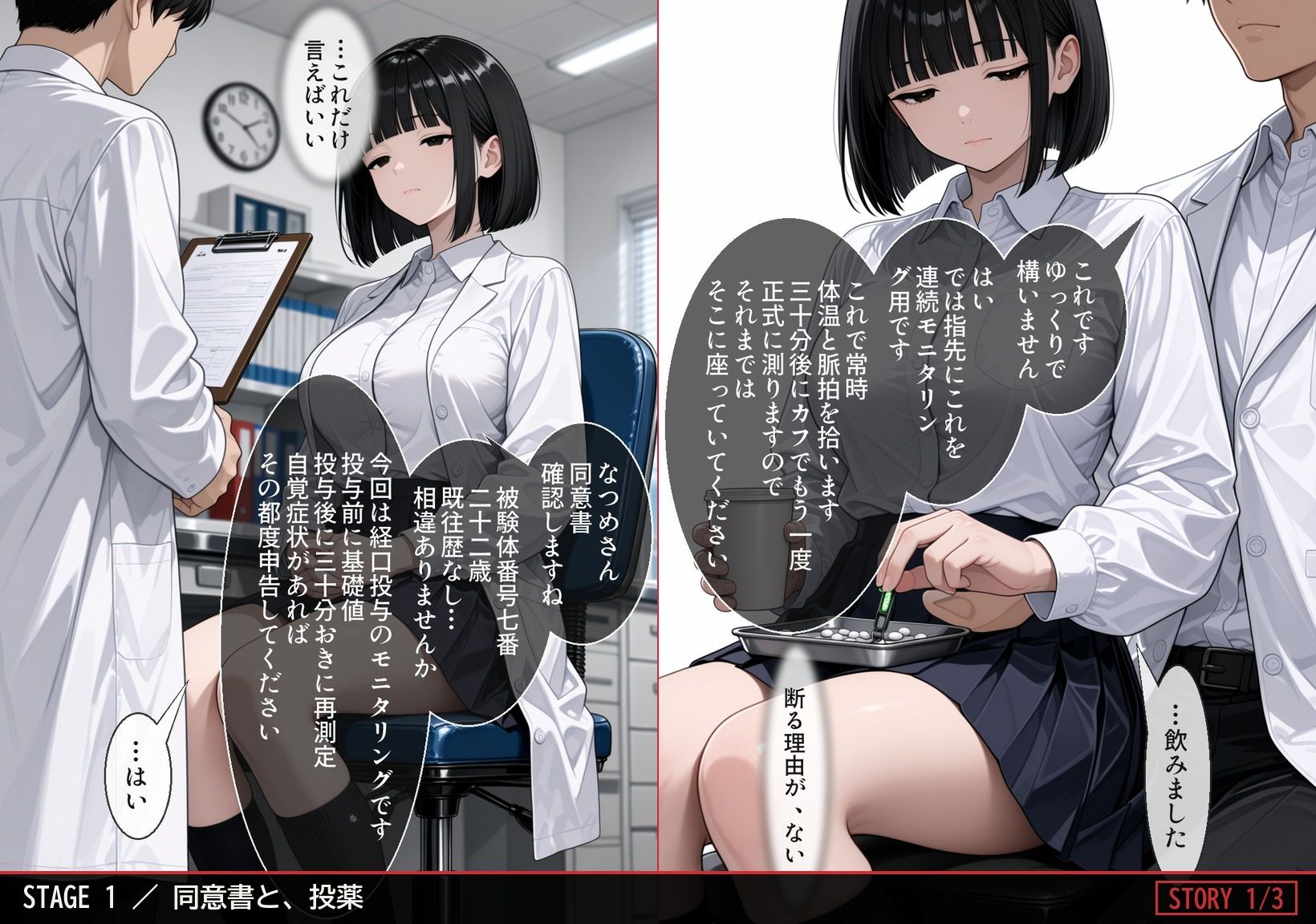 治験カルテ:被験体ナツメの理性崩壊記録 - サンプル画像 2
