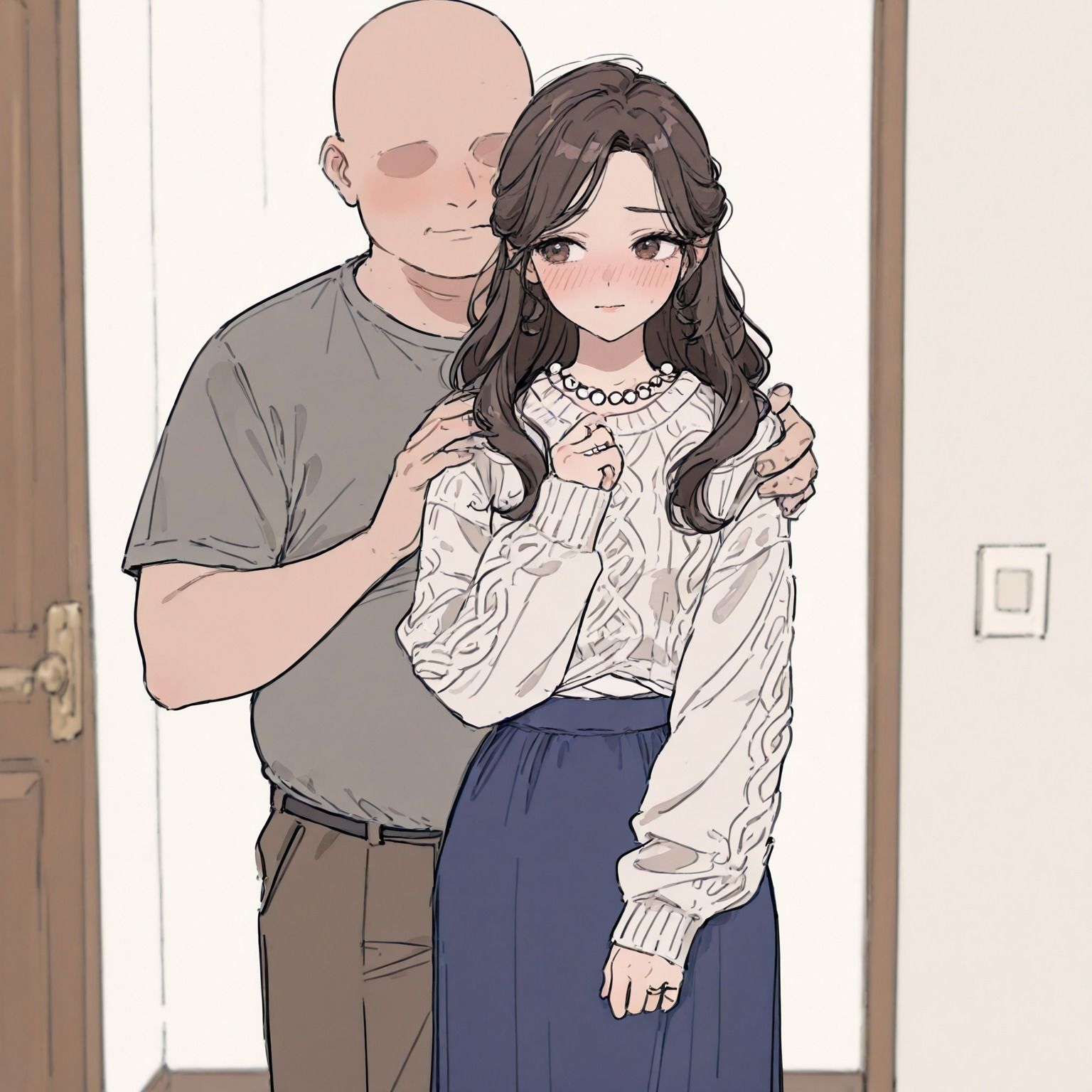 旦那の出張中清楚な隣の奥さんをメス堕ちさせたら尻穴が俺専用オナホになった件 - サンプル画像 1