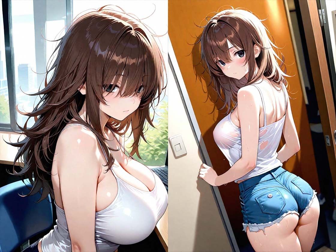保護申請に来た無防備なバツイチ美人を中出し孕ませセックスする話 - サンプル画像 1