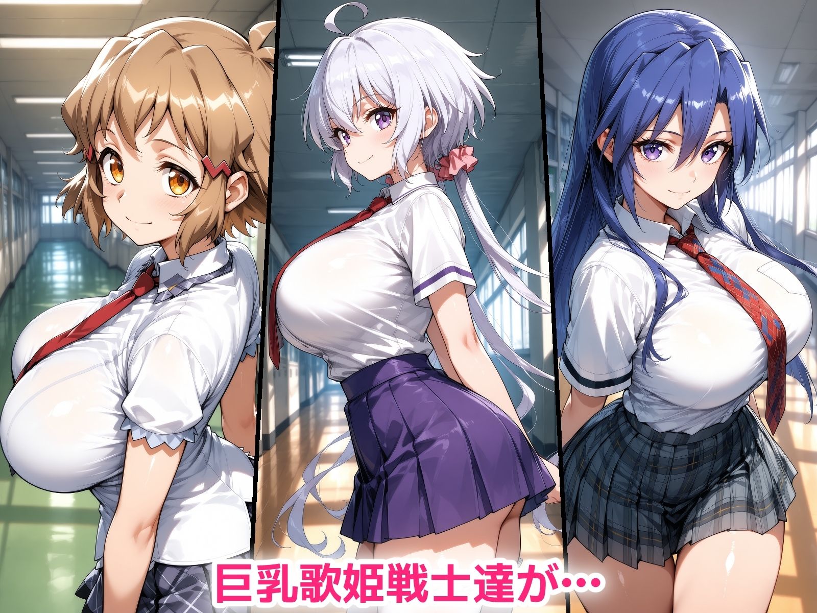 催●おじさんに寝取られる！巨乳歌姫戦士たち〜全員メス堕ち・孕ませ〜 - サンプル画像 1