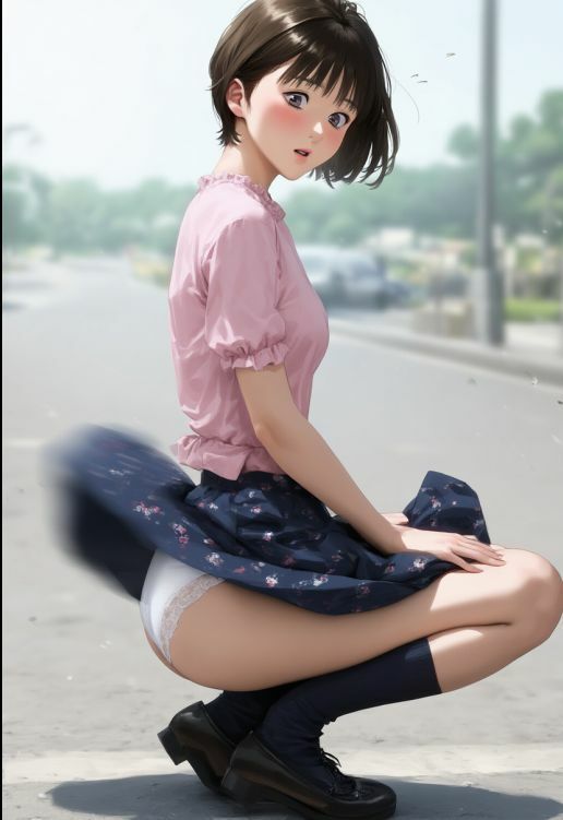 伊織ちゃん風 パンチラ（1） - サンプル画像 4