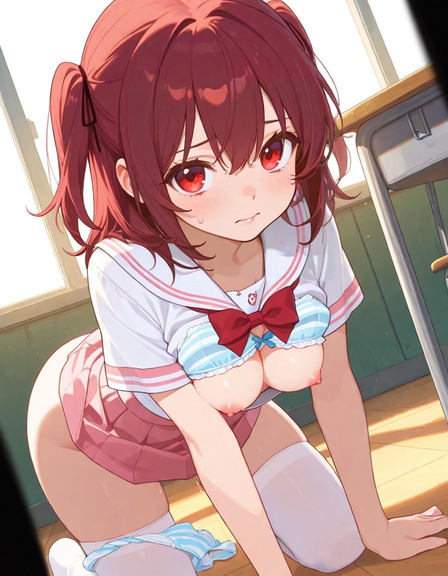 【放課後わからせ性指導】調子に乗ってたツインテールちゃんが放課後の教室で完全メス堕ち（みんなの性処理ペットになるまで） - サンプル画像 4