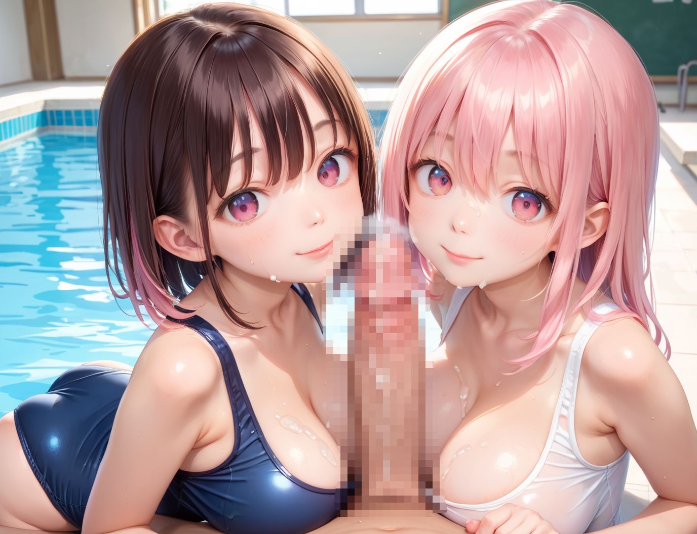 水泳部女子たちの不健全な夏休み Vol.4 - サンプル画像 2
