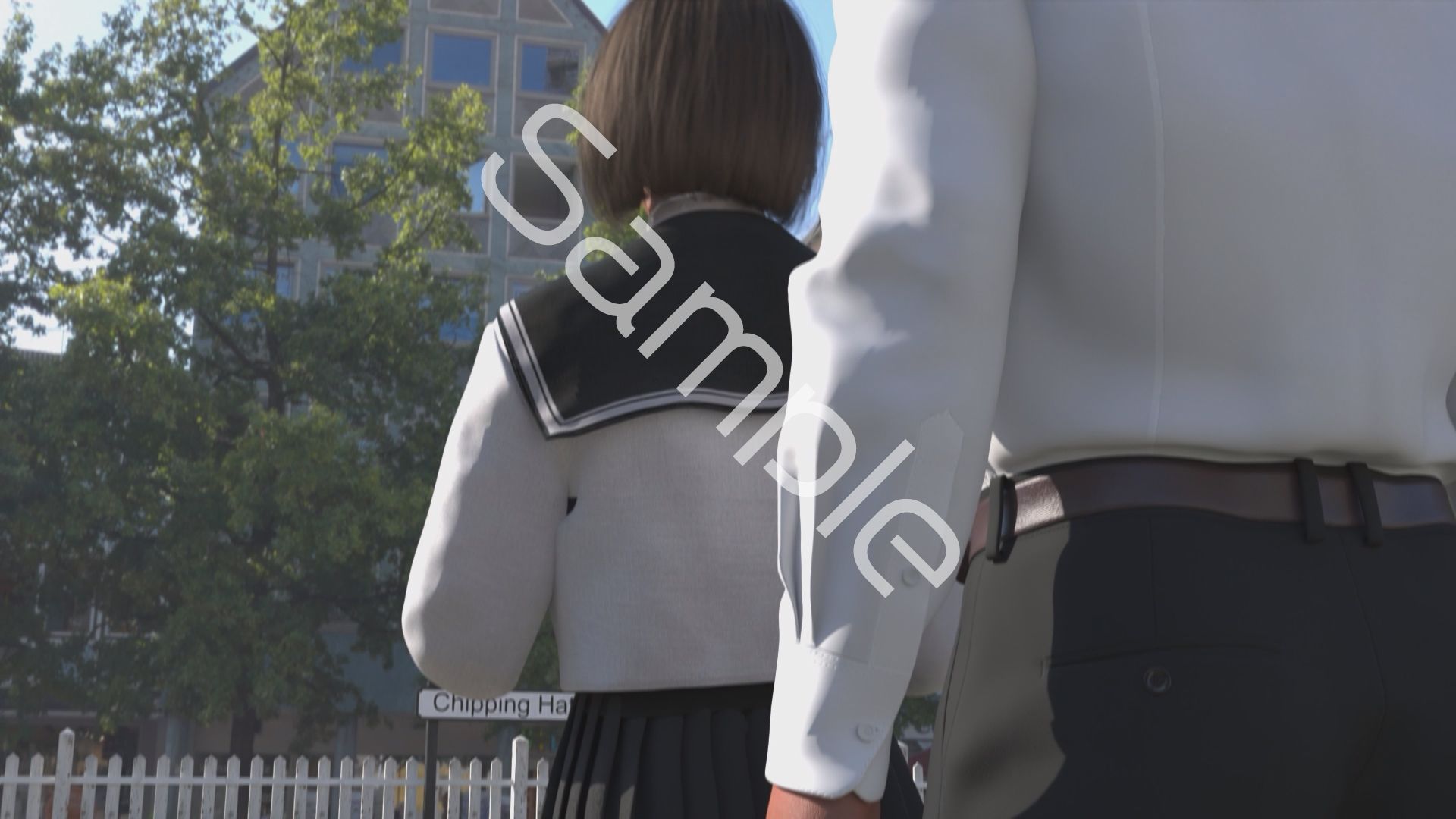 街で見かけた若いお嬢さんの盗撮被害:（ケース001:早朝の駅で勉強に夢中なJ○） - サンプル画像 2