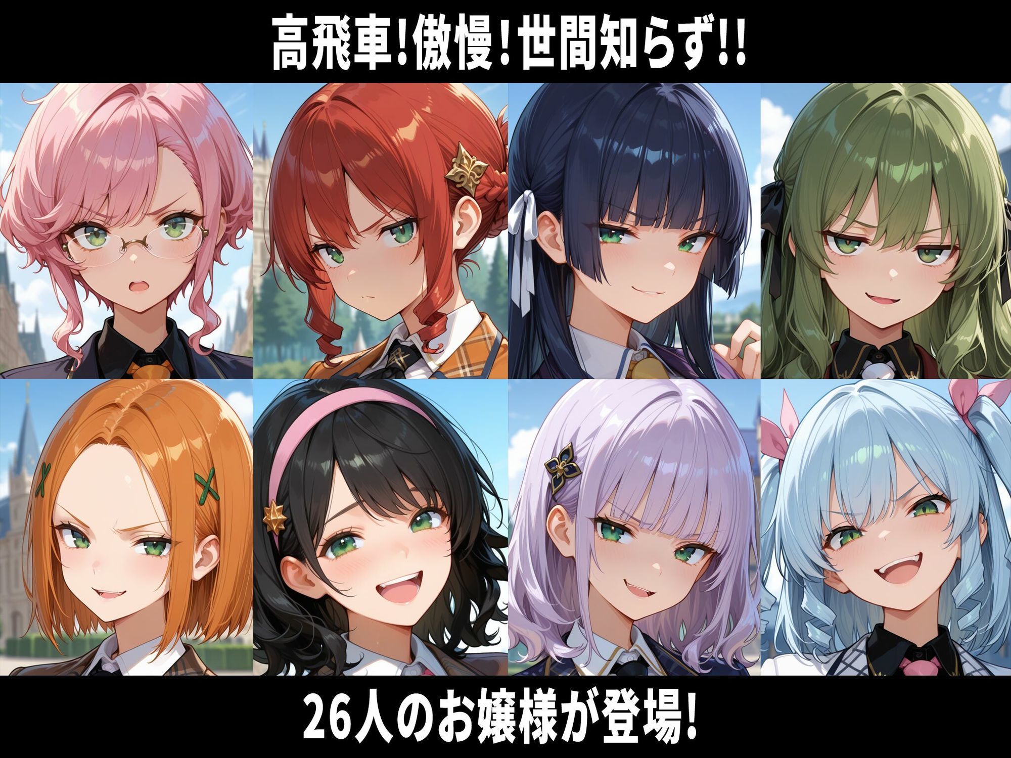 爆乳お嬢様編 即堕ち3コマ - サンプル画像 2