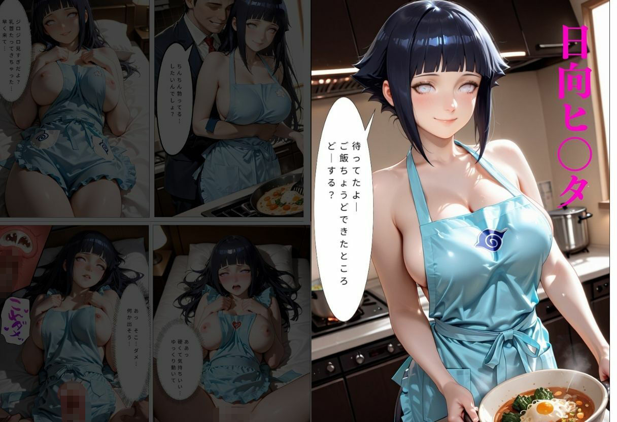 裸エプロンで誘惑ドキドキハーレム生活VOL.3 - サンプル画像 4
