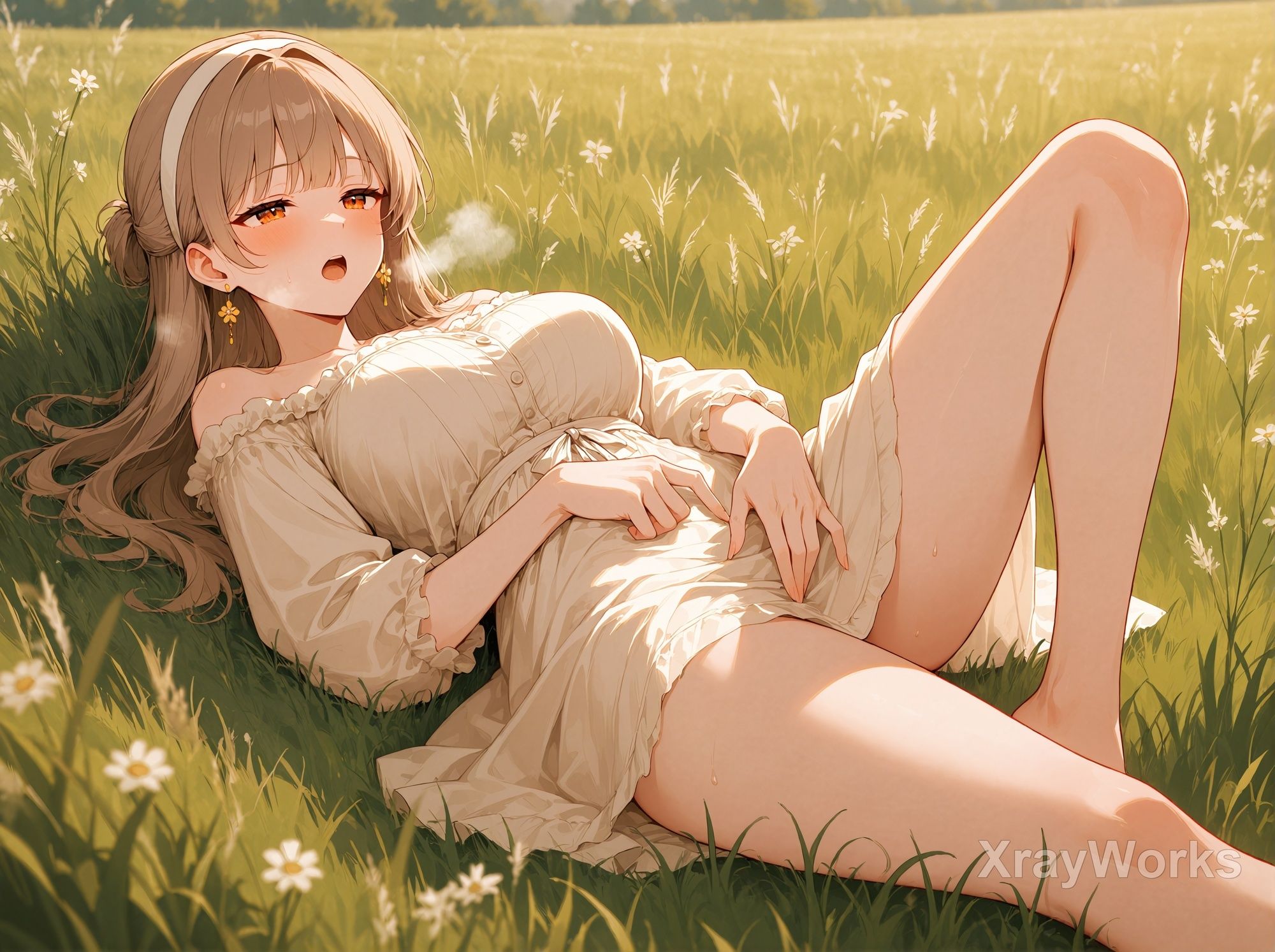 オリヴィアの日常 〜ハーフ系美少女のパンチラ・秘密の情事〜 CG85枚＋動画65本 - サンプル画像 3