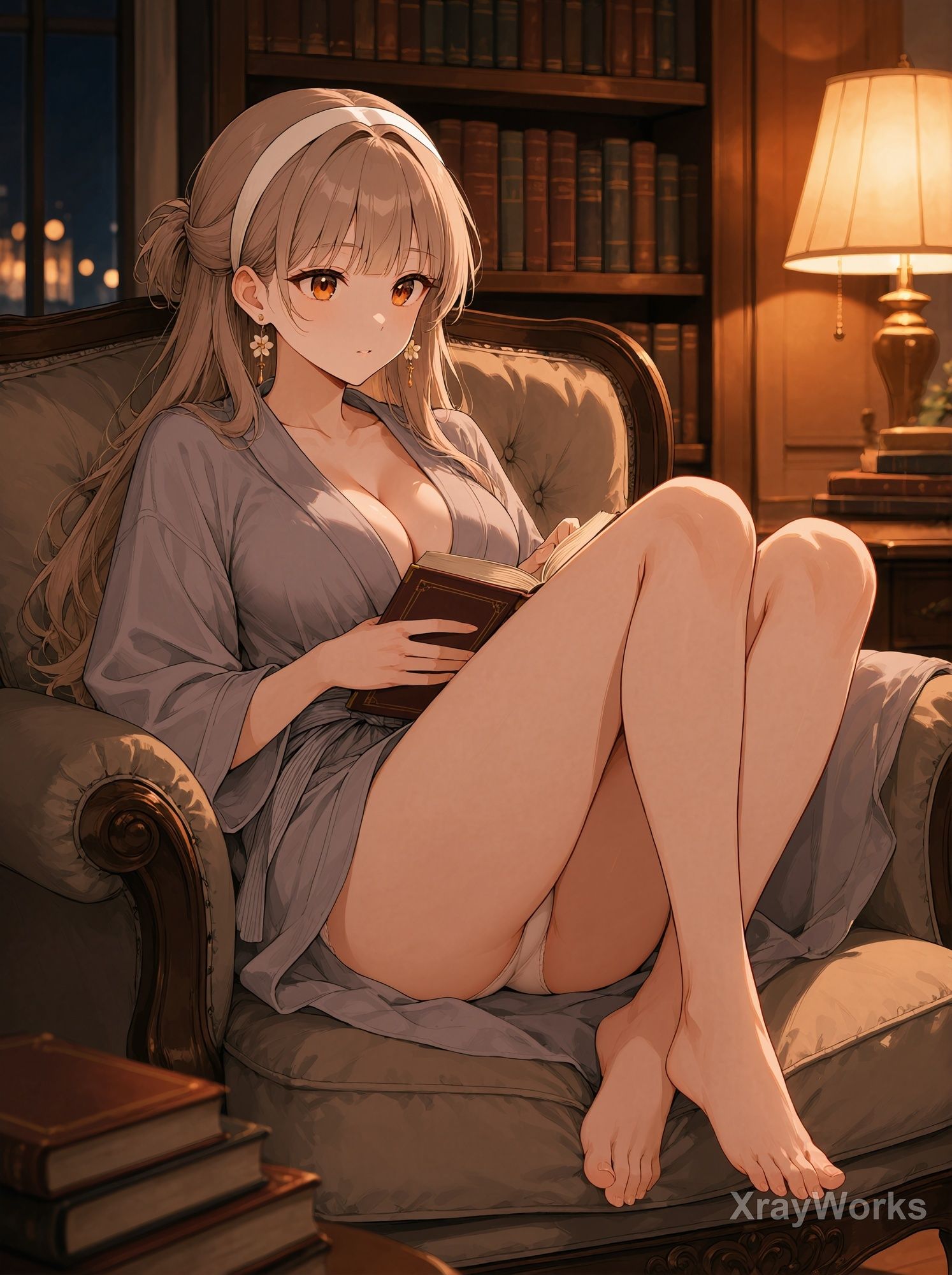 オリヴィアの日常 〜ハーフ系美少女のパンチラ・秘密の情事〜 CG85枚＋動画65本 - サンプル画像 6