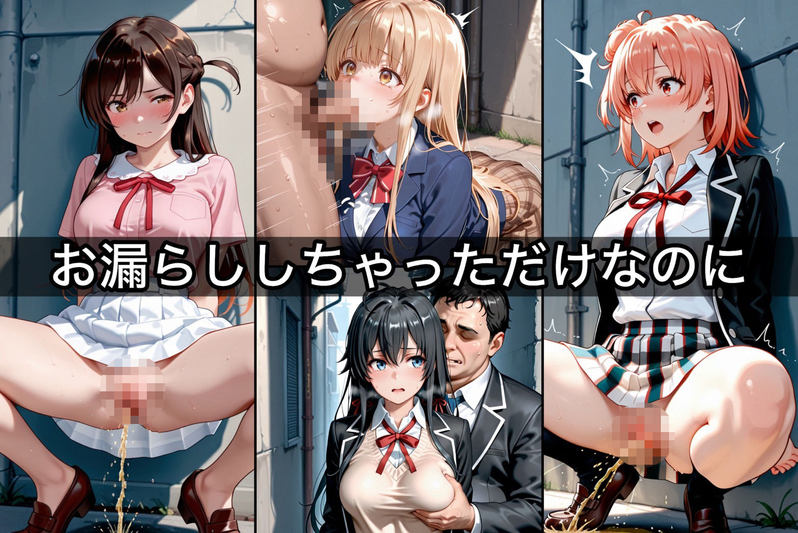 放尿レ〇プ〜まさかこんなことになるなんて〜  女子校生編3 - サンプル画像 1