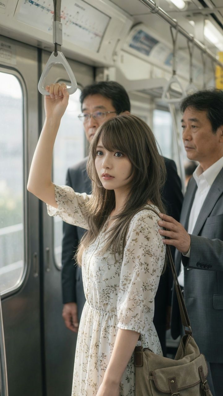 電車で見かけた好みの女性に悪戯 - サンプル画像 6
